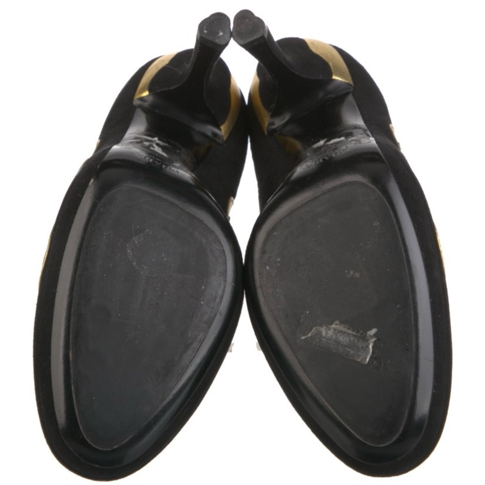 Prada Suede Colorblock Pattern Pumps - image 5